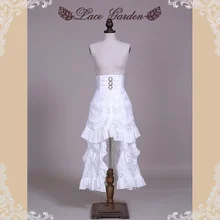 Женская модная кружевная садовая юбка с цветочными узорами и многослойным дизайном