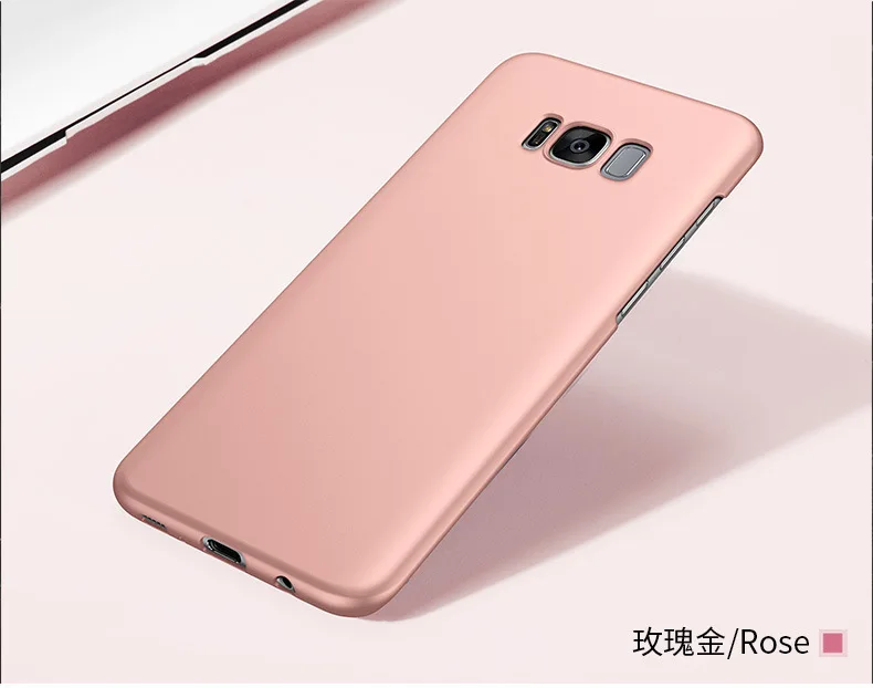 Бренд GUJIANG, Роскошный чехол с масляным рисунком, защитный чехол для samsung Galaxy S6, S7, S7 Edge, S8, S8 PLUS, Жесткий ПК, простой/скраб, чехол