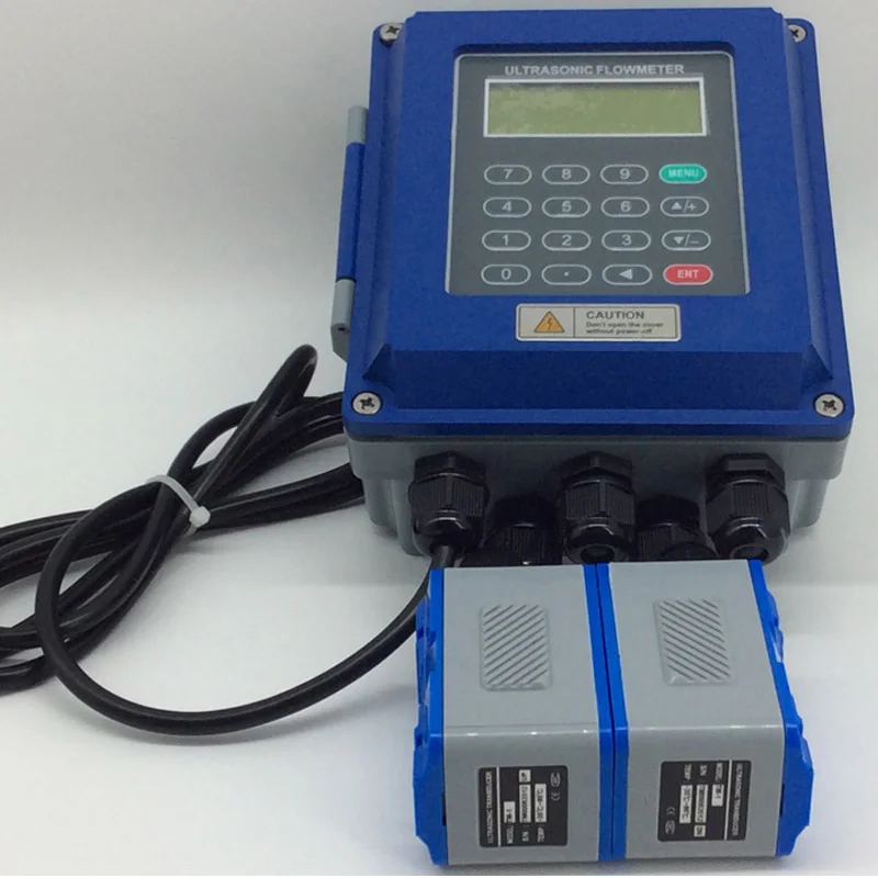 

Ultrasonic flow meter TUF-2000B TM-1 Transducer DN50mm-DN700mm liquid flowmeter wall mounted type ModBus Protocol