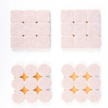 18 штук DIY круглые самоклеющиеся мебель защита от царапин прямоугольник войлочные накладки наборы твердых поверхностей уменьшает шум