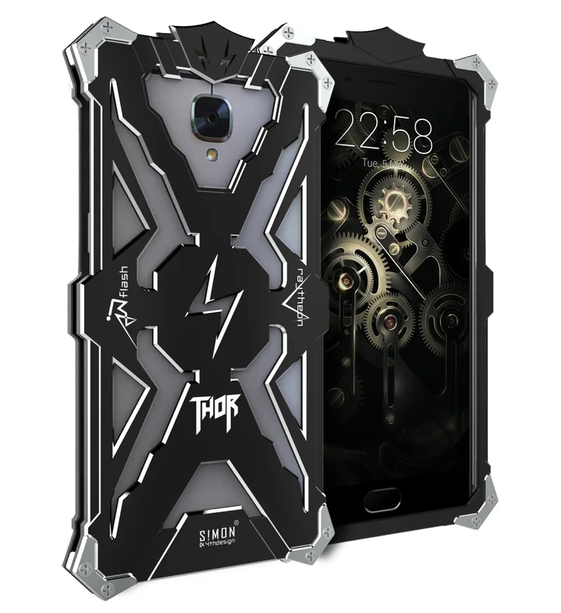 Original Simon THOR IRONMAN Shockproof Outdoor Metal Cover Aluminium Anti knock Case For Oneplus 3T Three