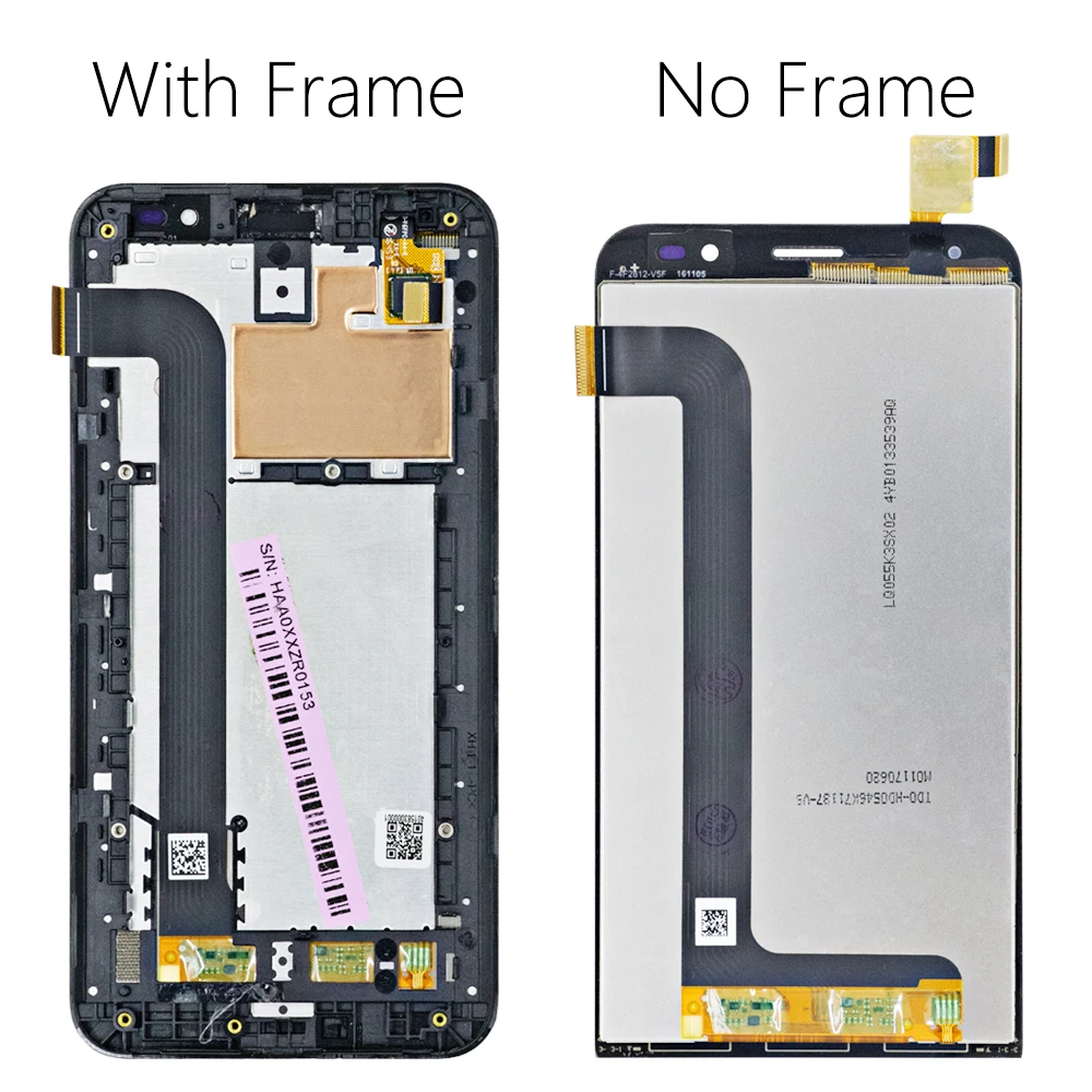 Оригинальный дисплей 5 дюйма для Asus Zenfone GO ZB552KL X007D сенсорный ЖК экран с рамкой