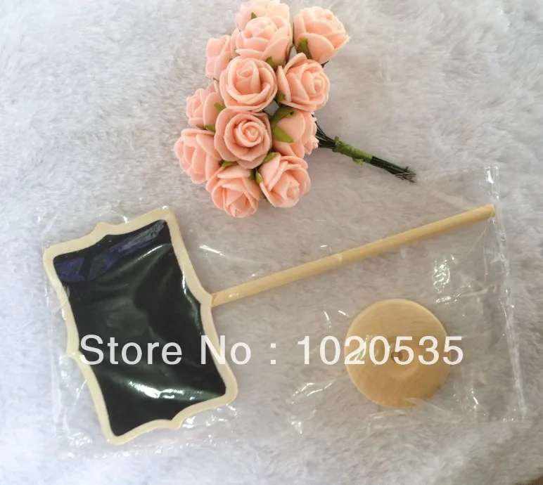 30 PCS Mini Chalkboard Label Stands Wedding Party Lolly Buffet Lolly Table Place Settings Food Marker