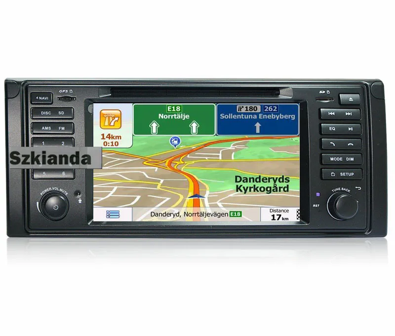 Excellent Android 7.0 Quad Core GPS Navigation 7"Car DVD Player for BMW E39 X5 M5 1997-2003 with BT RDS Radio SWC USB SD 3G WIFI Canbus 32