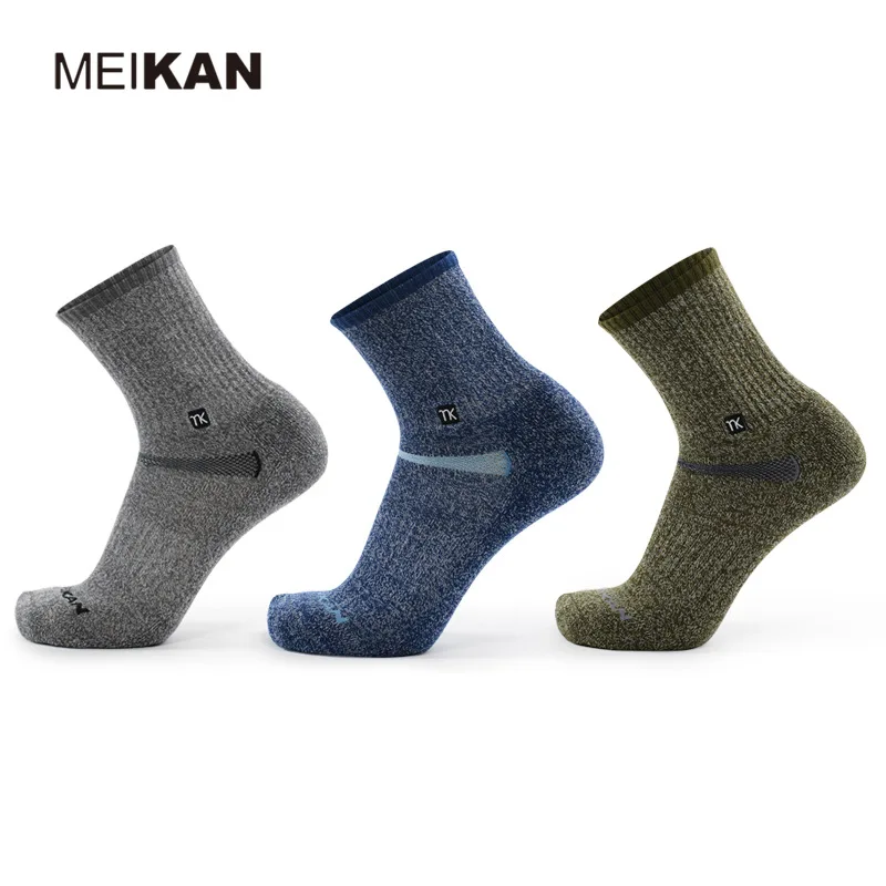 Носки MEIKAN из мериносовой шерсти MK5108 мужские уличные походные высококачественные