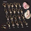 1Pc universel anneau cerceau earringTragus Piercing 16G cerceaux hélice Piercing oreille Cartilage acier chirurgical Septum Clickers nez anneau ► Photo 1/6