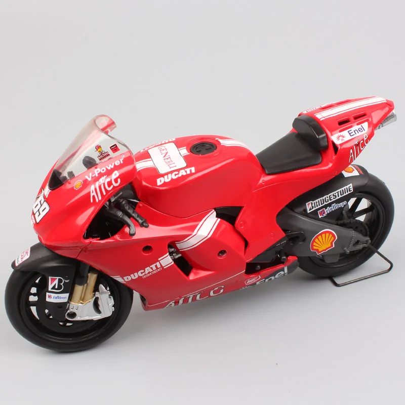 1 до 12 лет, новинка-ray 2009 гоночный ducati Desmosedici GP9 № 69 Ники Хэйден мотоцикл литая игрушка весы транспортных средств мотоцикл игрушка в подарок GP