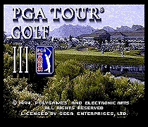 PGA Tour Golf III 16 бит MD игровая карта для sega Mega Drive для sega Genesis