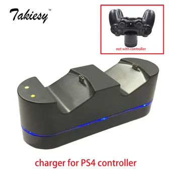 

NEW MODE Dual USB Charging Dock Station Stand With LED FOR PS4 PlayStation 4 Game Controller Charger Black