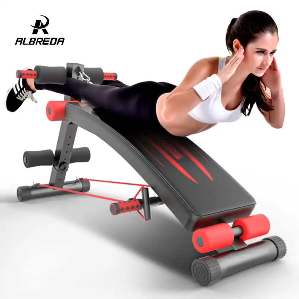Step By Multifunction Supine Board Pull Rope Bench Crunches Abdomen Machine Abdominal Chair Home Sport Fitness Equipment Supine Board Fitness Equipmentbench Fitness Equipment Aliexpress