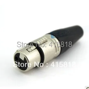 10 шт./Лот изготовленный Neutrik China factory YS136N Cannon 3Pin Female XLR connector|connector unit|xlr connector wiringconnector