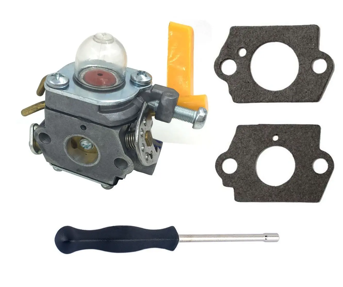 Carburetor w/Adjusting Tool Gaskets for Ryobi 30cc String Trimmer Brush
