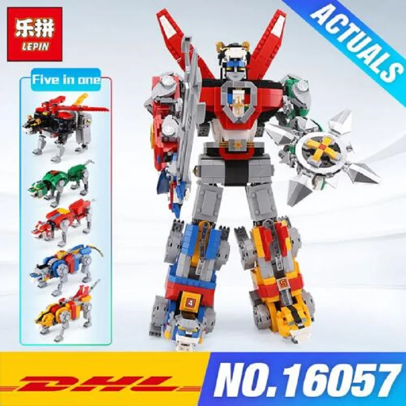 

DHL Lepin 16057 Voltronly Robot King 21311 Lepin Robot Movie set Model Building Blocks Bricks Toys for Children Christmas Gifts