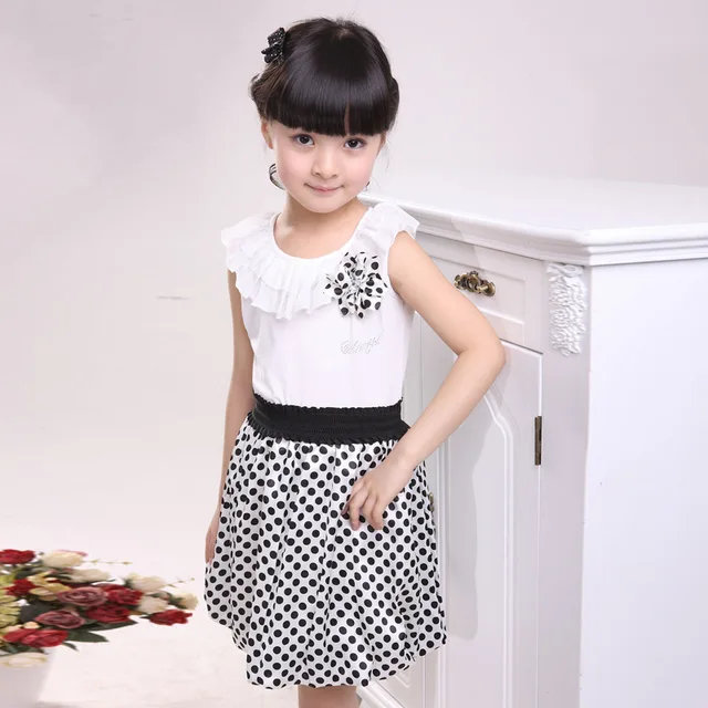 2015 new summer small little princess tutu veil girl dresses Korean