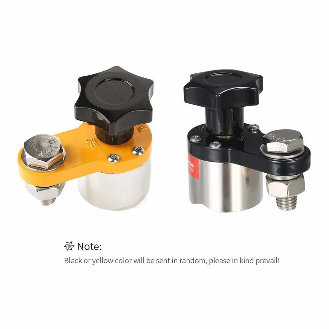 1pc Magnetic Welding Ground Clamp Holder 200A 30kg Force Small Clamps for Manufacturing And Metal Processing  M6H2 64*36*60mm