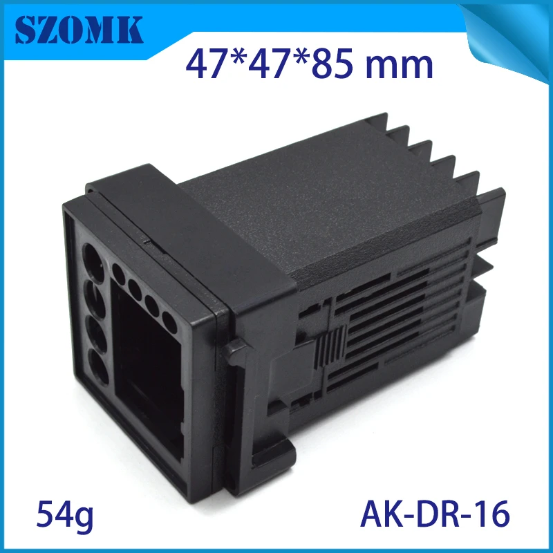 szomk plastic din rail enclosure PLC plastic box for electronics project instrument case junction box (5)
