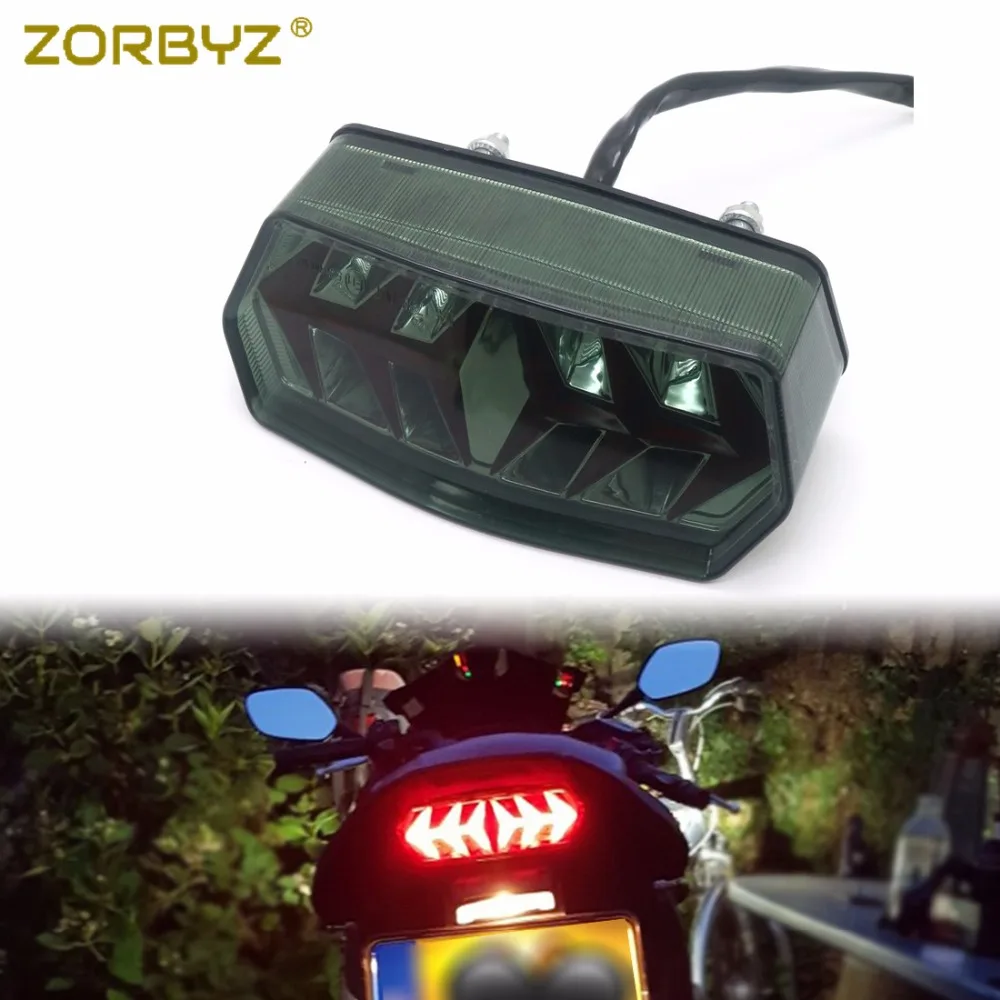 

ZORBYZ Motorcycle LED Tail Brake Turn Signals Light For Honda Grom MSX 125 CBR650F CTX700 CTX700N 2014-2015