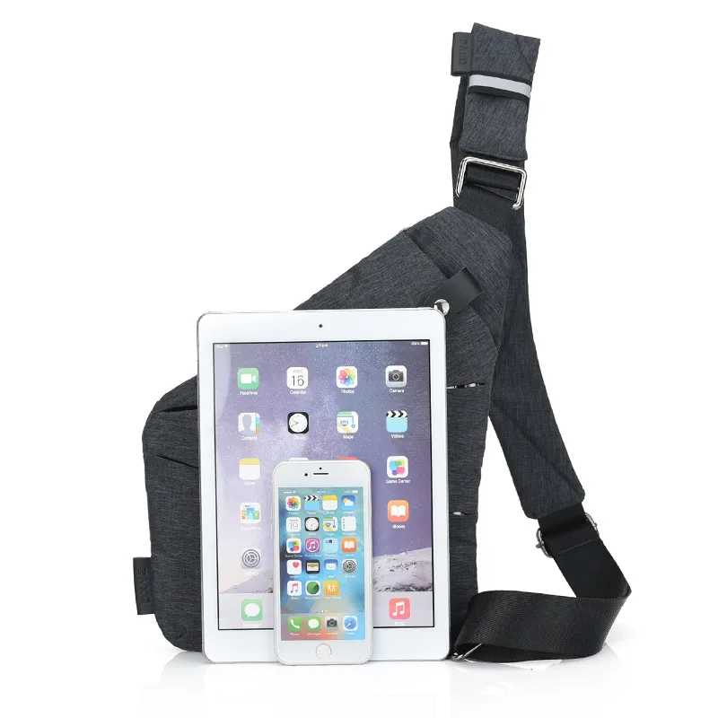 Мужская сумка-мессенджер унисекс для путешествий с защитой от кражи, сумки на плечо, мужские скрытые нагрудные сумки для хранения, аксессуары для путешествий