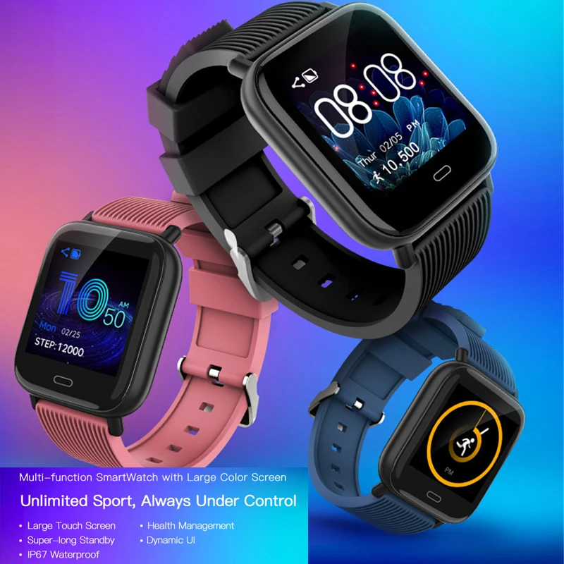 

G20 Multi Sports Tracker Smart Watch IP67 Waterproof Blood Oxygen Blood Pressure Measurement Heart Rate Monitor Smartwatch Clock