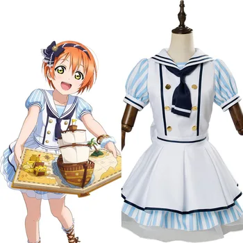 

LoveLive Rin Hoshizora Pirate Cosplay Costume Rin Hoshizora Pirate Dress SSR Ver Halloween Carnival Cosplay Costume Customable