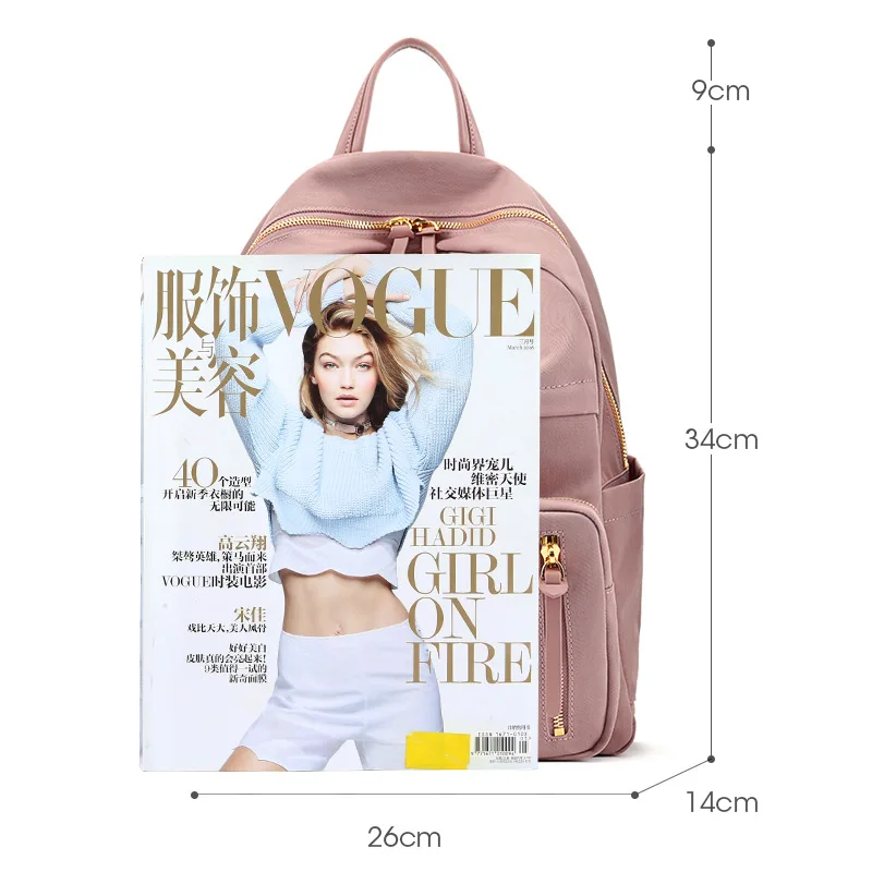 LA FESTIN Original Mochila clásica 2018 de moda de las mujeres bolsa de viaje impermeable bolsas ocio bolsa de LA escuela