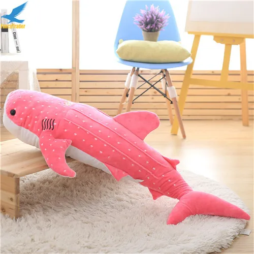 Fancytrader 59'' Giant Plush Whale Shark Toy Big Stuffed Sea Animal Shark Hugging Pillow Kids Play Doll Nice Gifts 3 Colors (8)