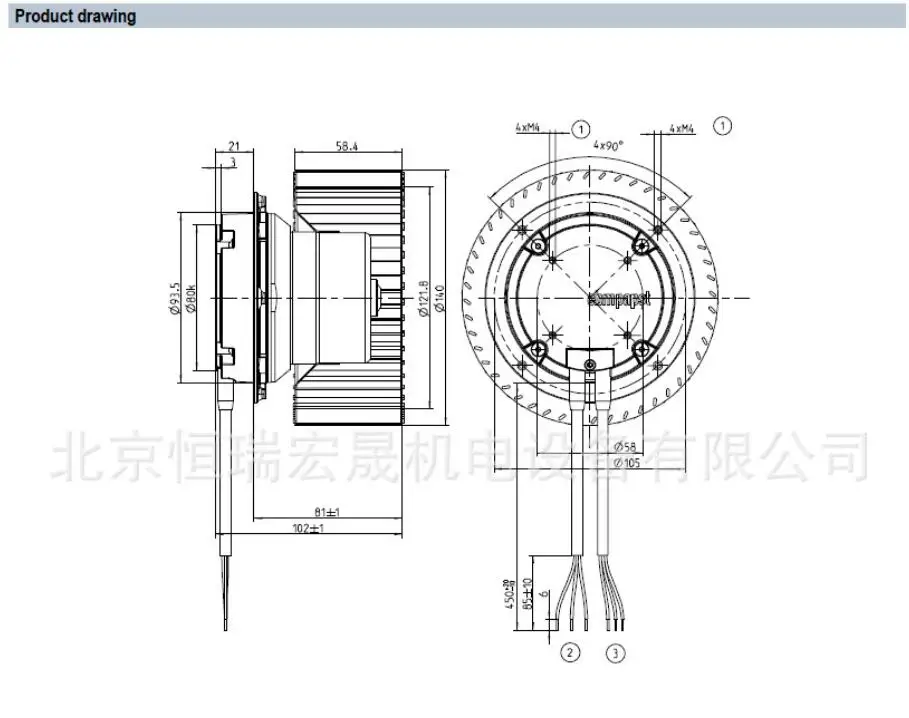 R3G140-8317076059 немецкий аутентичный 220V 110W 1.1A 2447 FFU вентилятор
