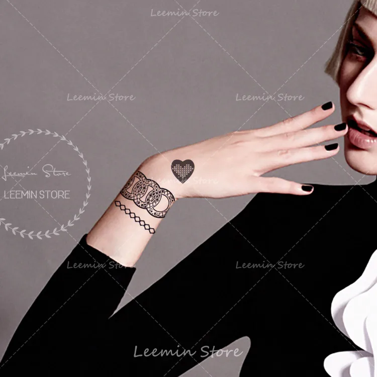 117 Pulsera Tatuaje Temporal Impermeable Falso Tatuaje Para Tobillo Mano En Tatuajes Temporales De Belleza Y Salud En Aliexpresscom Alibaba 117 Pulsera Tatuaje Temporal Impermeable Falso Tatuaje Para Tobillo Mano En Tatuajes Temporales De Belleza Y Salud En Aliexpresscom Alibaba
