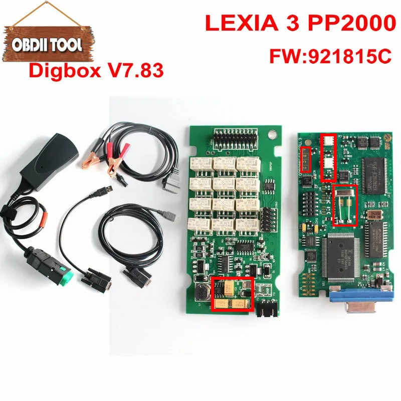 

2017 Newest Diagbox V7.83 Lexia 3 with 921815C Firmware Lexia3 PP2000 V48/V25 Lexia 3 for Citroen for Peugeot with Power Cable