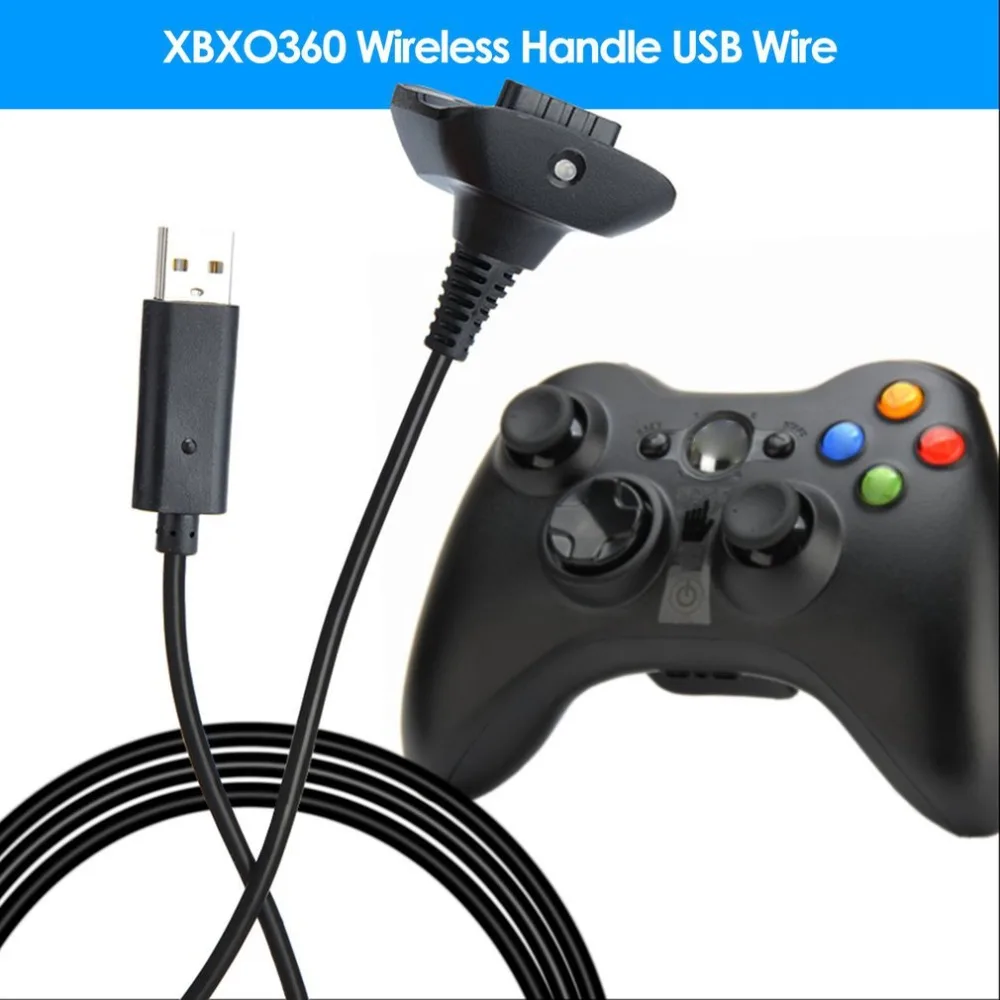 

1.5m USB Charging Cable for Xbox 360 Wireless Game Controller Play Charging Charger Cable Cord High Quality Game Accessory New