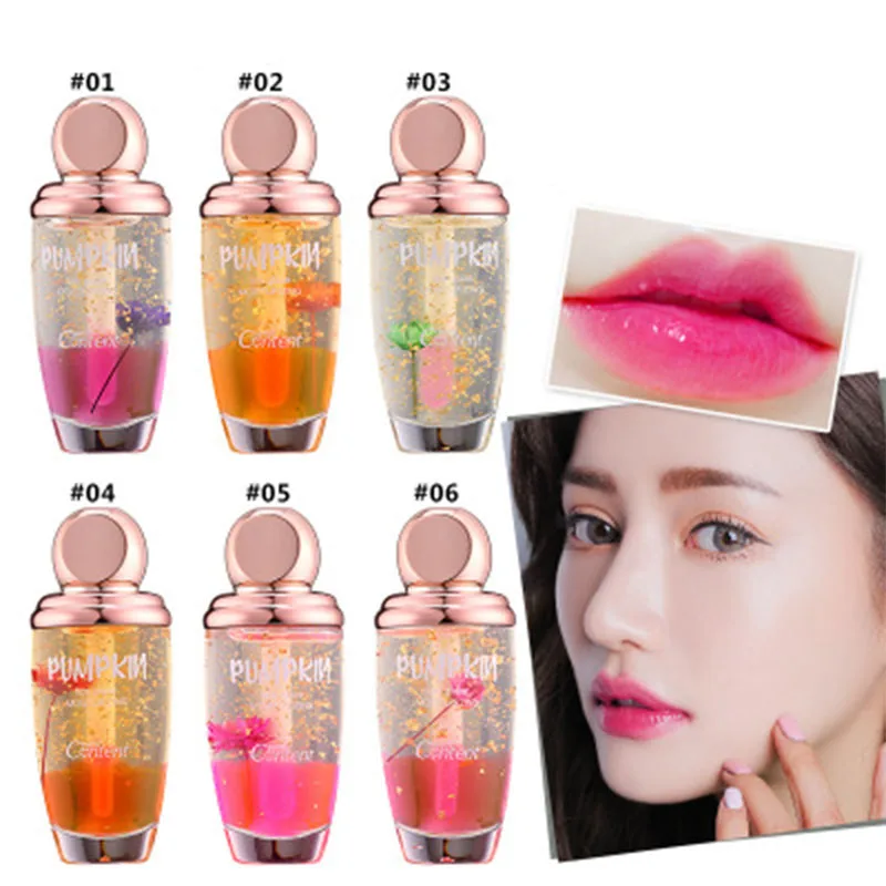 

1PCS Magic Temperature Changed Long Lasting Lipstick Girls Transparent Foil Flower Lipsticks Ladies Moisturizer Lip Gloss Makeup