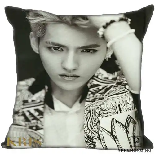 Pillowcase Best Custom EXO(2) Наволочка на подушку, спальня домашний квадратный наволочка на молнии(одна сторона)#190404-01-121 - Цвет: Pillowcase