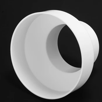 

Round Head ABS Ventilation Pipe Reducer Adapter PVC Pipe Connector Fittings 150mm to 100mm Pipeline joint White