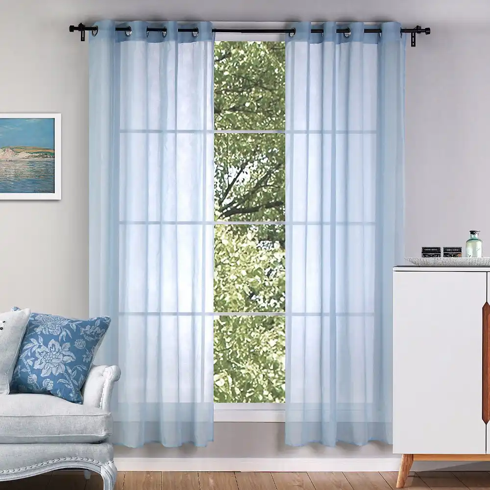 sunnyrain 1 piece verde pura cortina