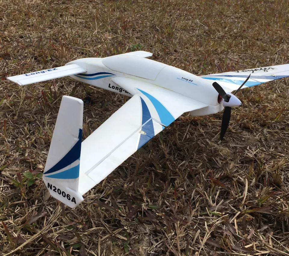 long ez rc plane
