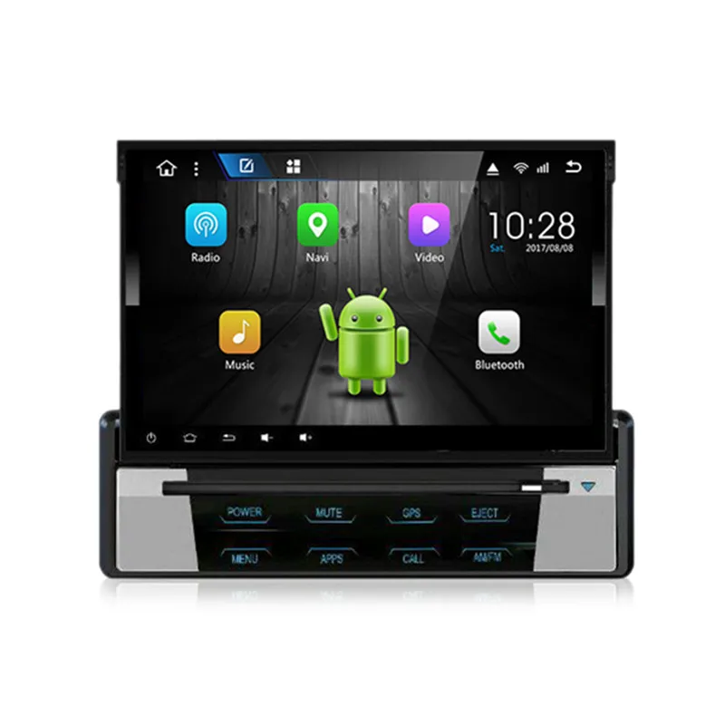 

7" 1 Din 8 Core Android 7.1 For Universal flip down full touch NO DVD Car Radio 2+32GB Car Multimedia Player Car Audio Stereo