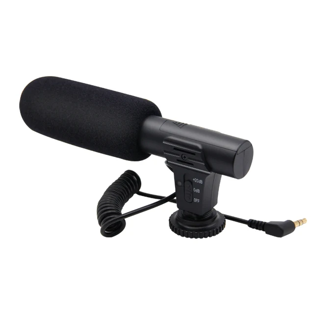 Microphone 3.5mm Digital Video Recording Interview Hifi HD Sound Mini