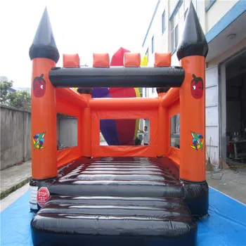 Buy Inflatable Trampoline Castle Small Children's Inflatable Bouncer Trampoline Slide With CE/UL Blower YLW-bouncer 203
