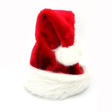 1pc High Quality Christmas Santa Claus Red Hats Caps For Adult And Children XMAS Decor New Year’s Gifts Home Party Supplies