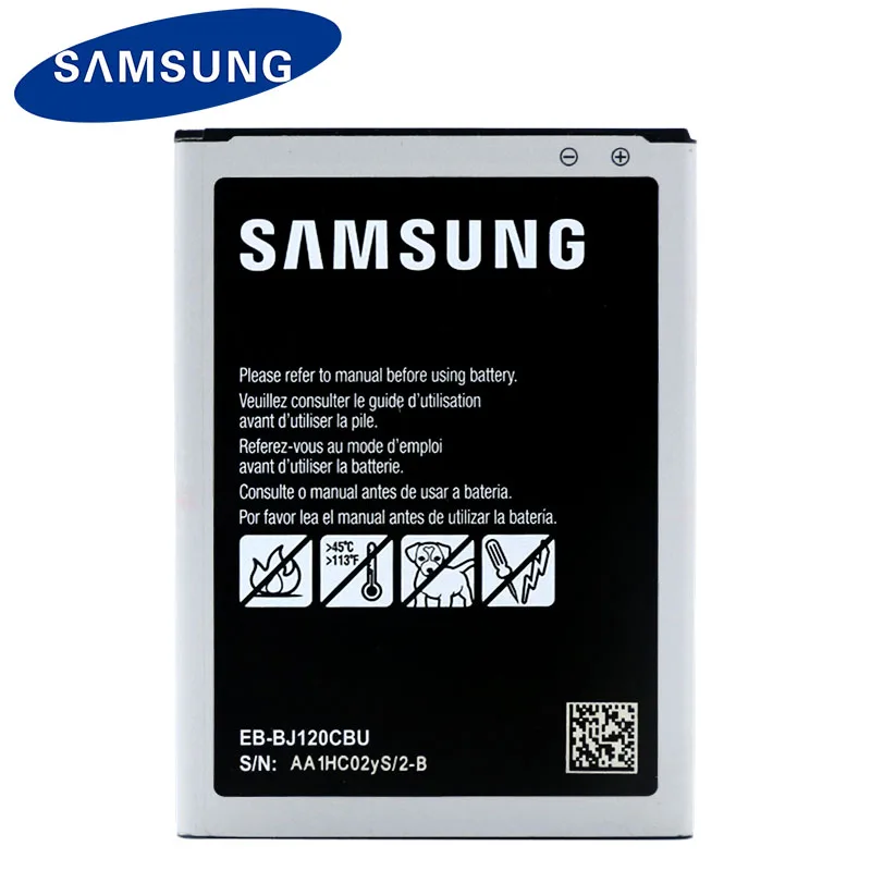 

Samsung Original Battery For Samsung Galaxy J1 (2016 VERSION) J120 J120F J120A J120H J120T 2050mAh BJ120CBE Phone Batteria