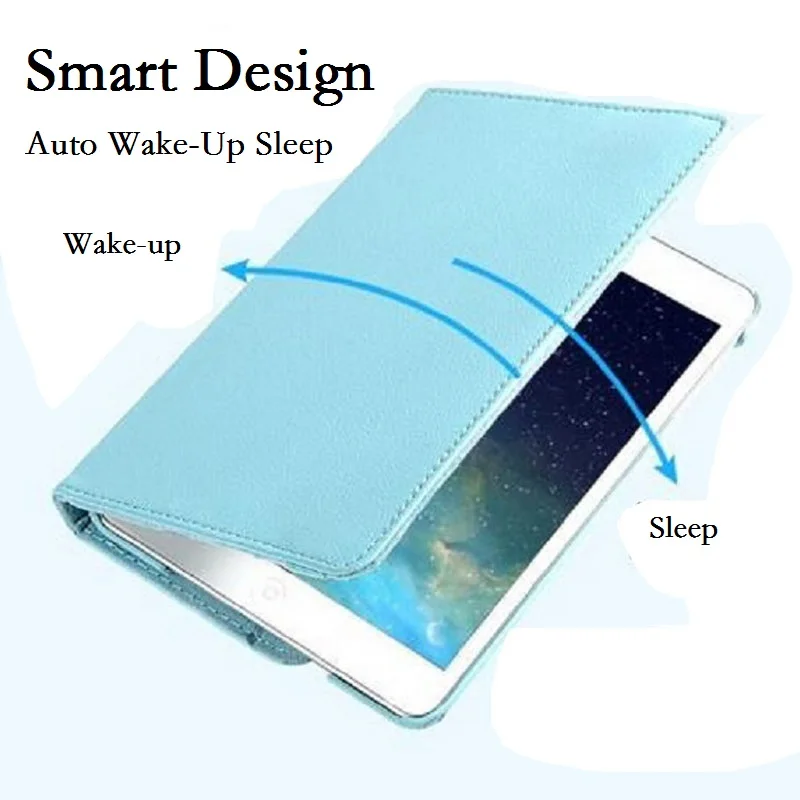 360 Rotating Coque for iPad Air 1 Air 2 iPad 2017 2018 9.7 5th 6th Generation Cover for iPad 2018 Case Smart Auto Sleep Wake-up  (7)