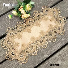 Роскошная кружевная атласная Скатерть с вышивкой для кровати, скатерти с флагом, скатерть для чая и кофе, рождественские, вечерние, свадебные, для дома