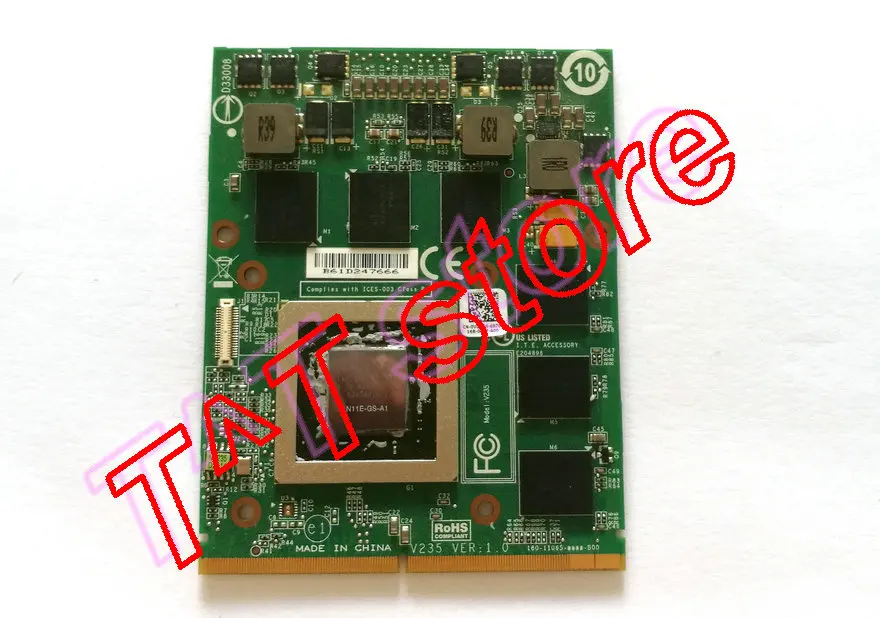 original GTX460M GTX 460M VDV04 0VDV04 CN-0VDV04 N11E-GS-A1 MXM 3.0 DDR5 1.5GB FOR M17X M18X Graphics video card free shipping original GTX460M GTX 460M VDV04 0VDV04 CN-0VDV04 N11E-GS-A1 MXM 3.0 DDR5 1.5GB FOR M17X M18X Graphics video card free shipping