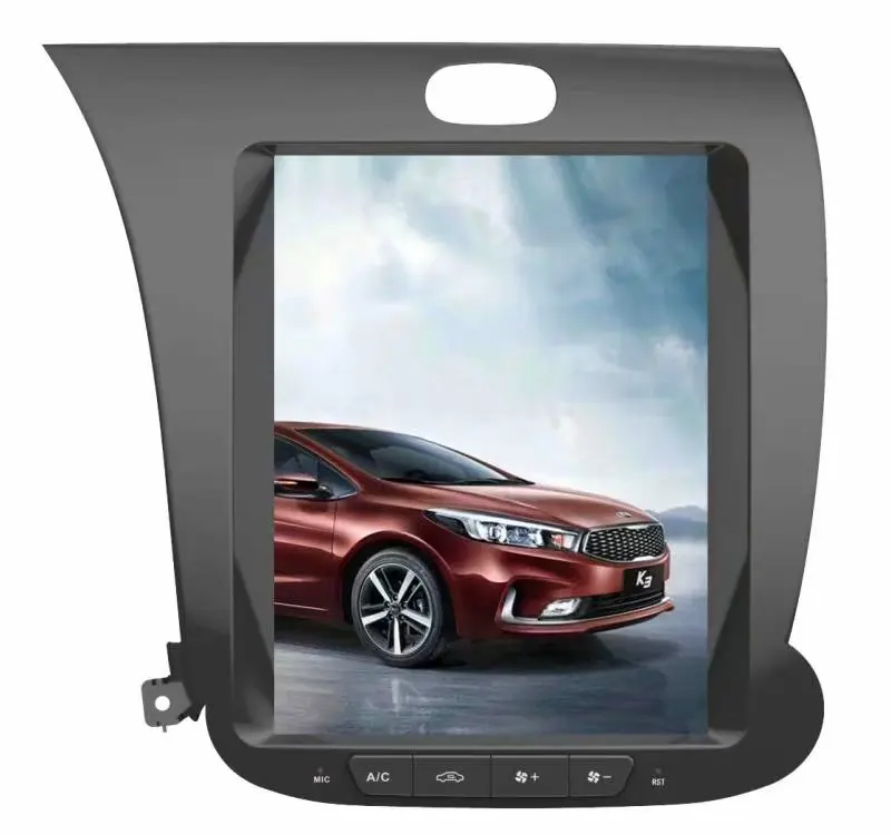 Android 7,12 Автомобильный gps радио плеер для KIA CERATO K3 FORTE 2013-с tesla стиль автомобильное аудио-радио gps навигация wifi USB FM