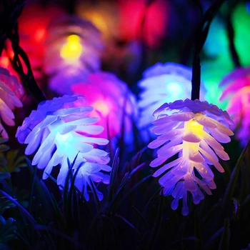 

AC 110V 220V 4M 20LEDs RGB LED String Lights Christmas Garland Garden Party Decoration Wedding Decor for The Hall Fairy Lights