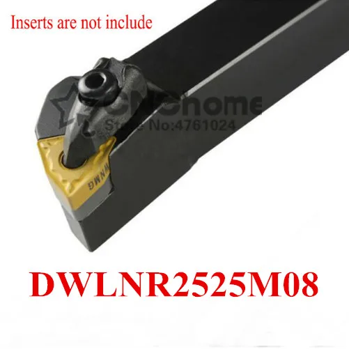 

DWLNR2525M08,turning tool holder boring bar internal turning tools D TYPE locked mini lathe tool holder for WNMG 0804 inserts