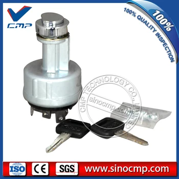 

08086-10000 Ignition Switch, Starter Switch with 2 keys for Komatsu Excavator