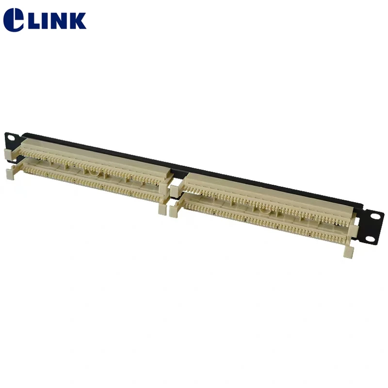 100pairs telephone module 110 distribution frame 100 pairs voice module 110 patch panel for 19 cabinet 1U ELINK 1 piece