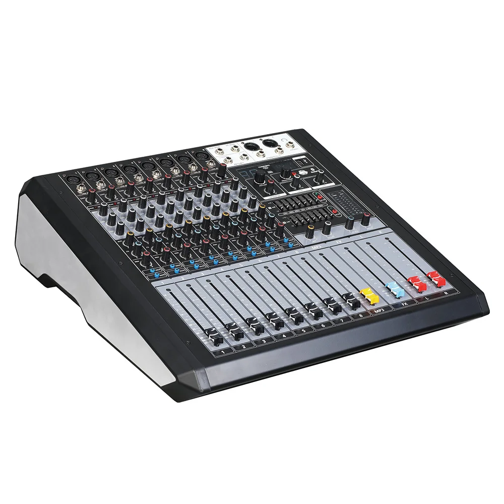 US $330.00 Mixing Console Recorder 48 V Phantom Power Monitor AUX Effect Path 816 Channel Audio Mixer USB Comes With Power Amplifier JD