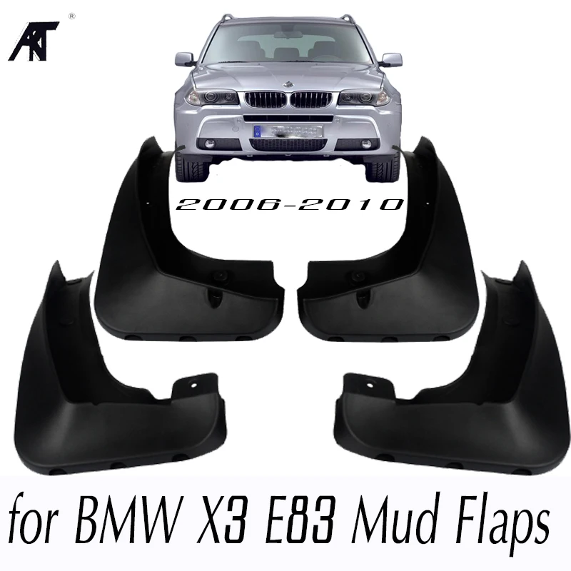 MOLDED MUDFLAPS FIT FOR BMW X3 E83 2007 2008 2009 2010 MUD FLAP SPLASH GUARD MUDGUARDS FRONT